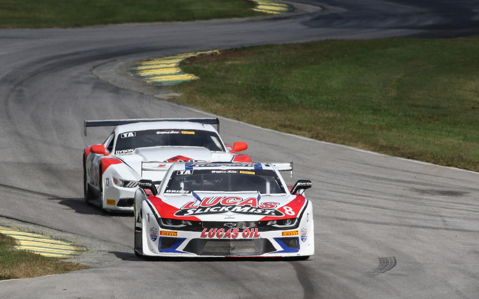 Lucas SlickMist Driver Tomy Drissi Is Not Backing Down At Virginia International Raceway